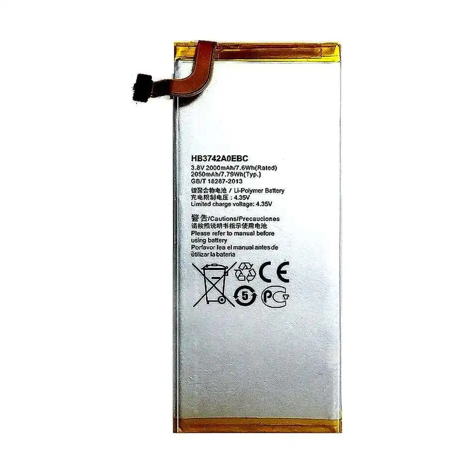 

Аккумулятор высокой емкости HB3742A0EBC для мобильного телефона Huawei Ascend P6 P6-U06 p6-c00 p6-T00 G6 G620 G621 G620s G630, 2050 мАч