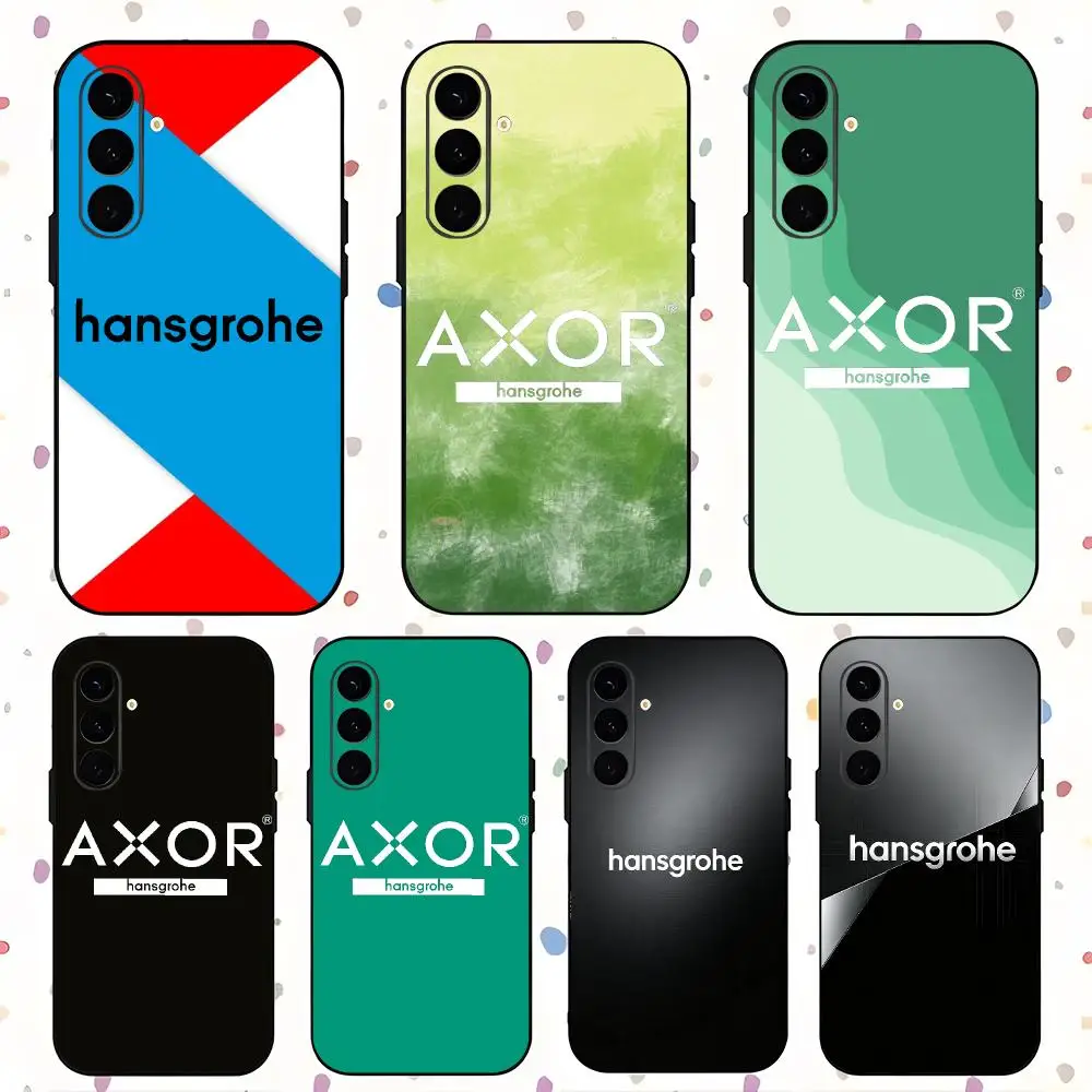 Fashion Hansgrohe Brand Phone Case For Samsung Galaxy S26 S25 S24 S23 S22 S21 Plus Ultra Fold A Soft Black