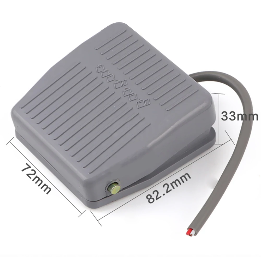 

250V 10A Momentary Control Foot Switch Electric Power Pedal SPDT Grey