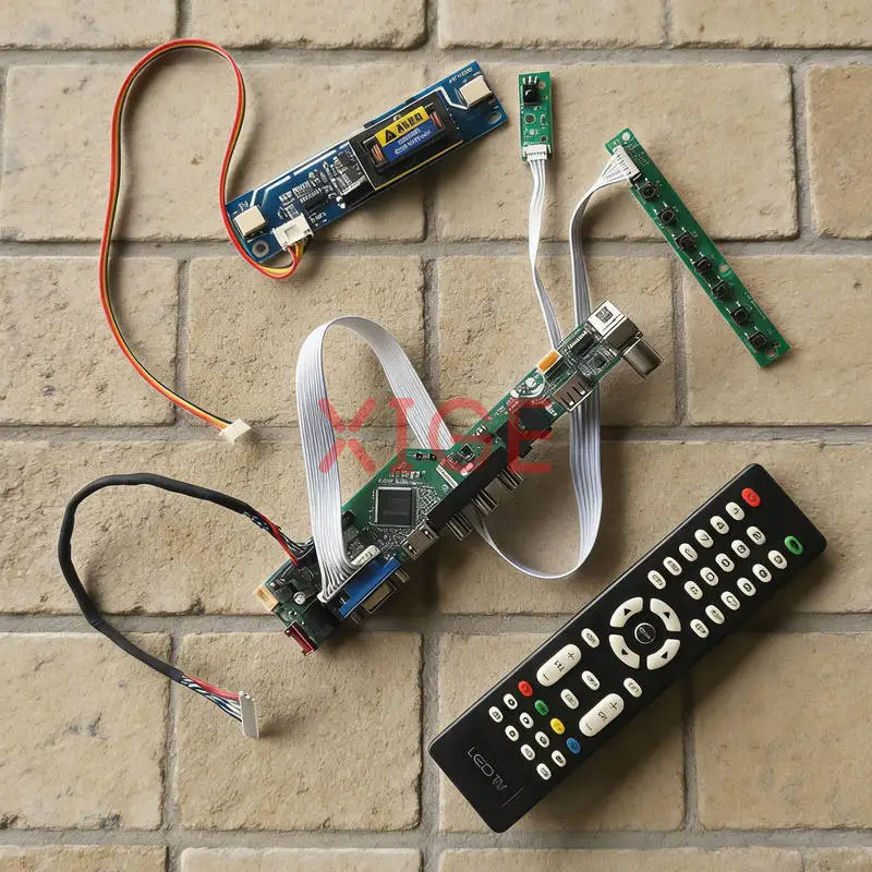 

Плата матричного контроллера подходит для M170EG01 CLAA170EA10 M170E8 M170ETN01 HDMI + VGA + AV + USB 1280x1024 LVDS 30-контактный 2-CCFL 1280*1024 DIY Kit