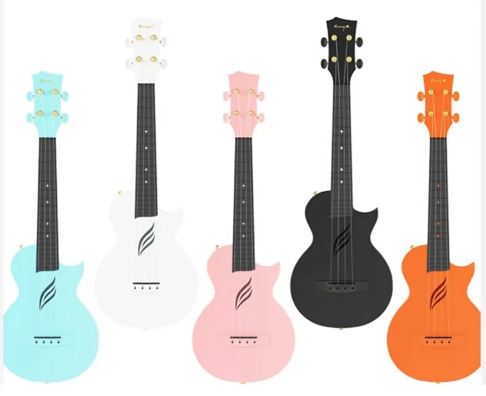 Enya Nova U 23 Inch Left Handed Ukulele Carbon Fiber Kids Guitar 4 Strings Acoustic Maple Basswood for Beginner Girls Boys