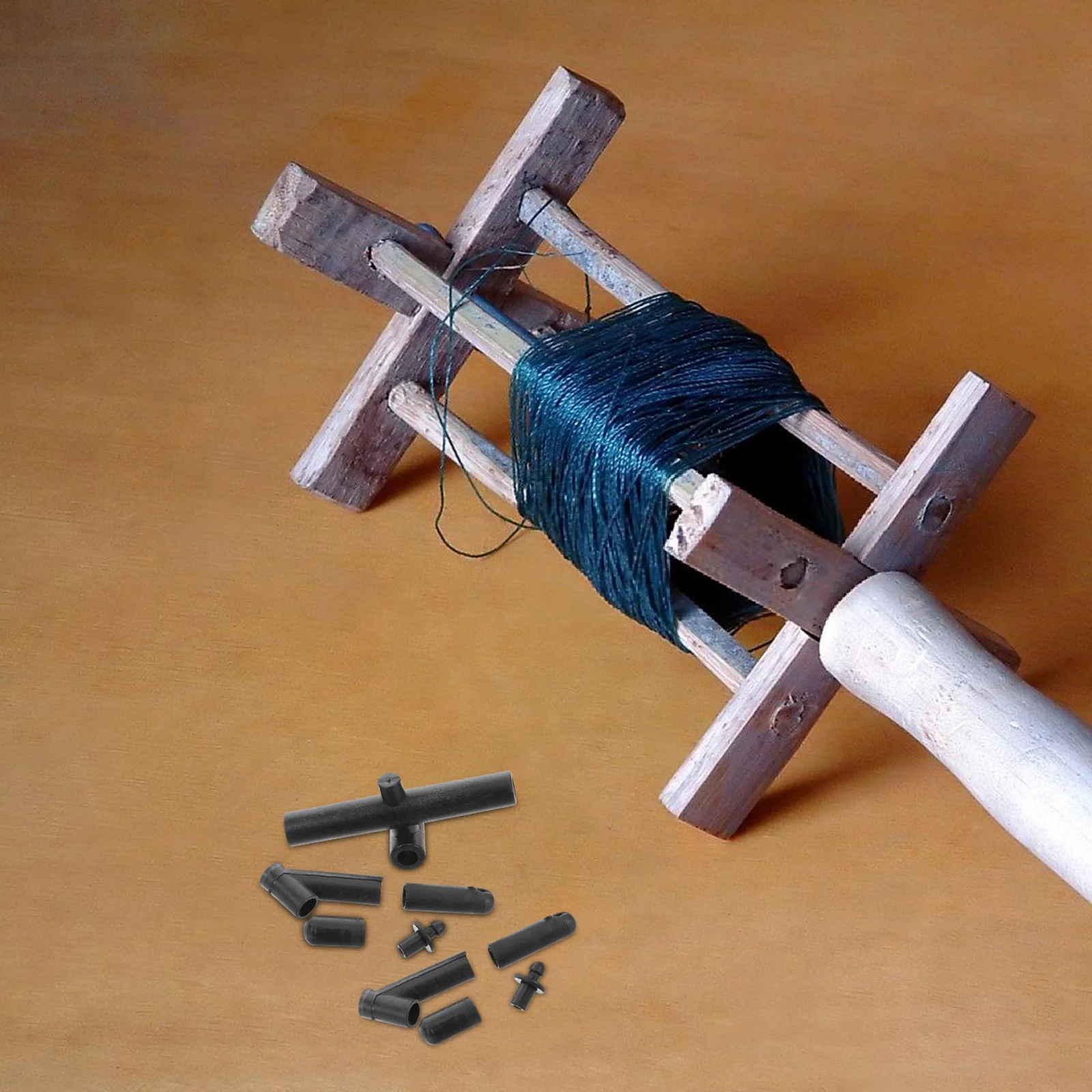 Conjunto de conectores de quadro de kite, 9 peças, plástico, durável, reparo, substituição para diy, crianças, montagem de pipas, praia, parque, uso ao ar livre, kite