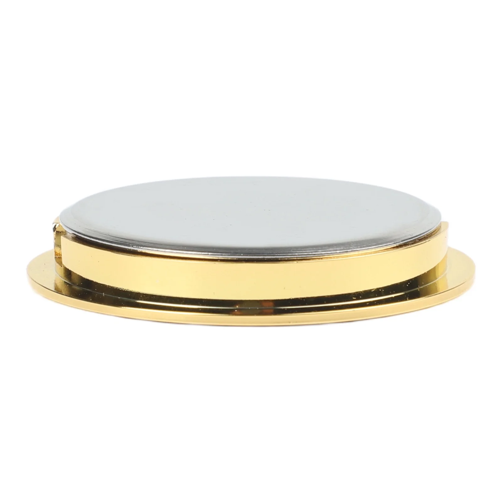 Indoor Temperature Monitor Battery-Free Thermometer Accurate Humidity Measurement Compact Design Elegant Gold Finish