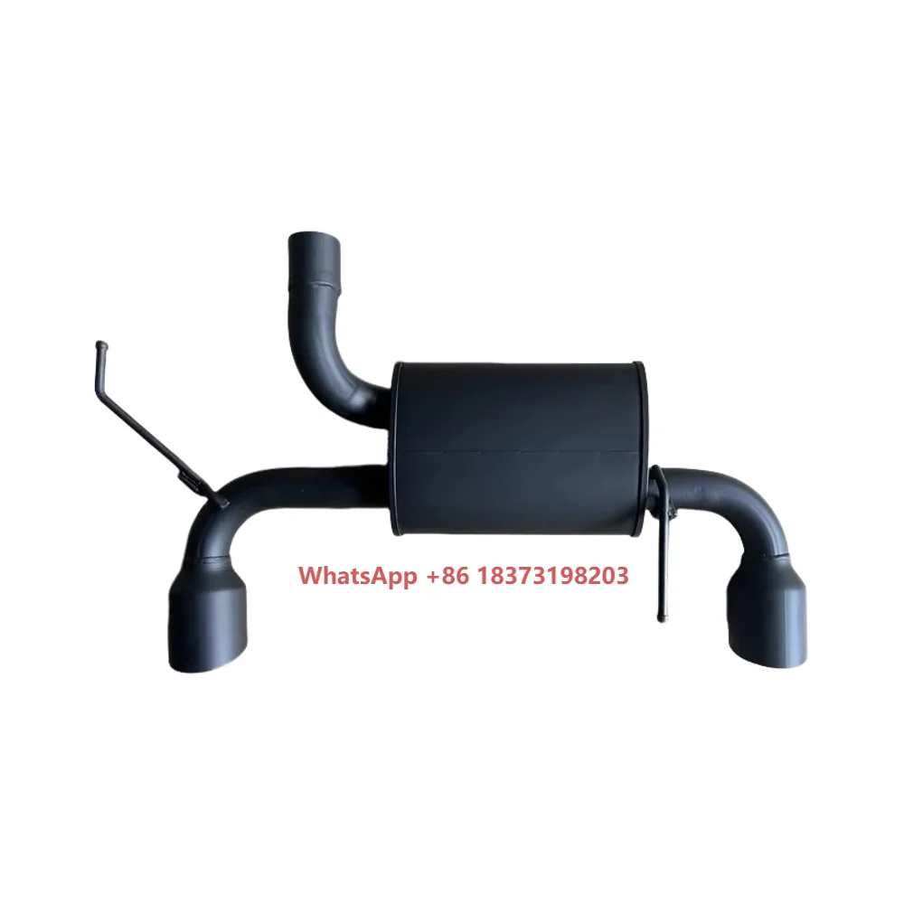 

High Flow Custom Black Dual Exhaust Rear Muffler for RRONCO Cars Wholesale New Steel Exhaust System Modification