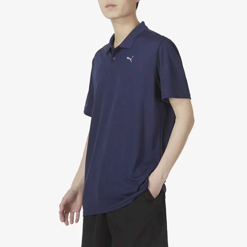 Puma genuine summer men's minimalist sports logo printed short sleeved polo shirt 521772-06