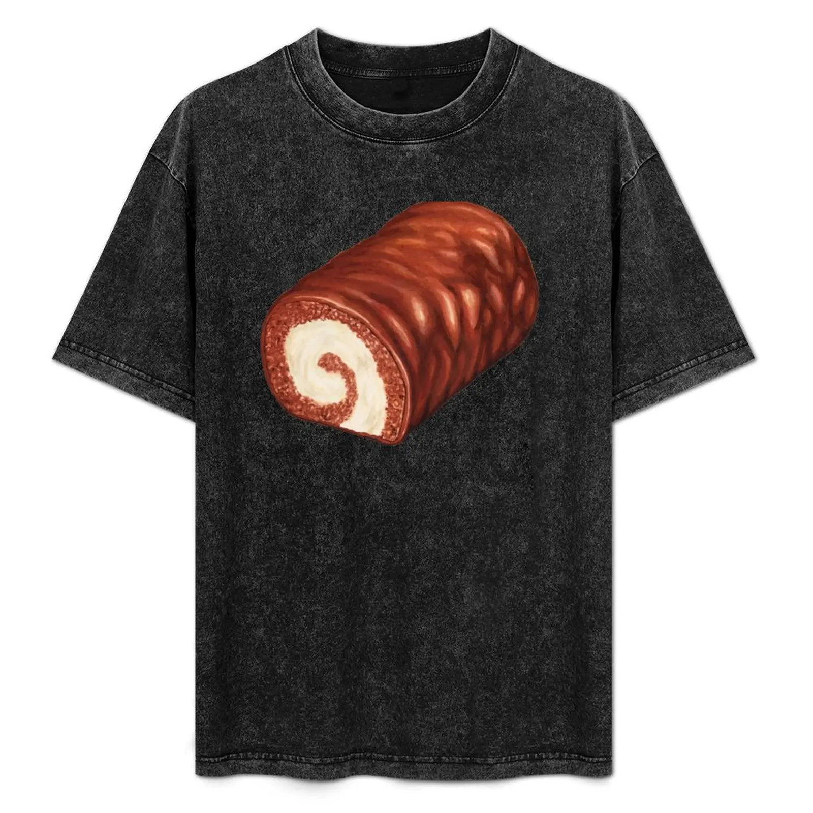 Chocolate Swiss Roll Cake Pattern T-Shirt blacks new gifts and t-shirts tshirts for men