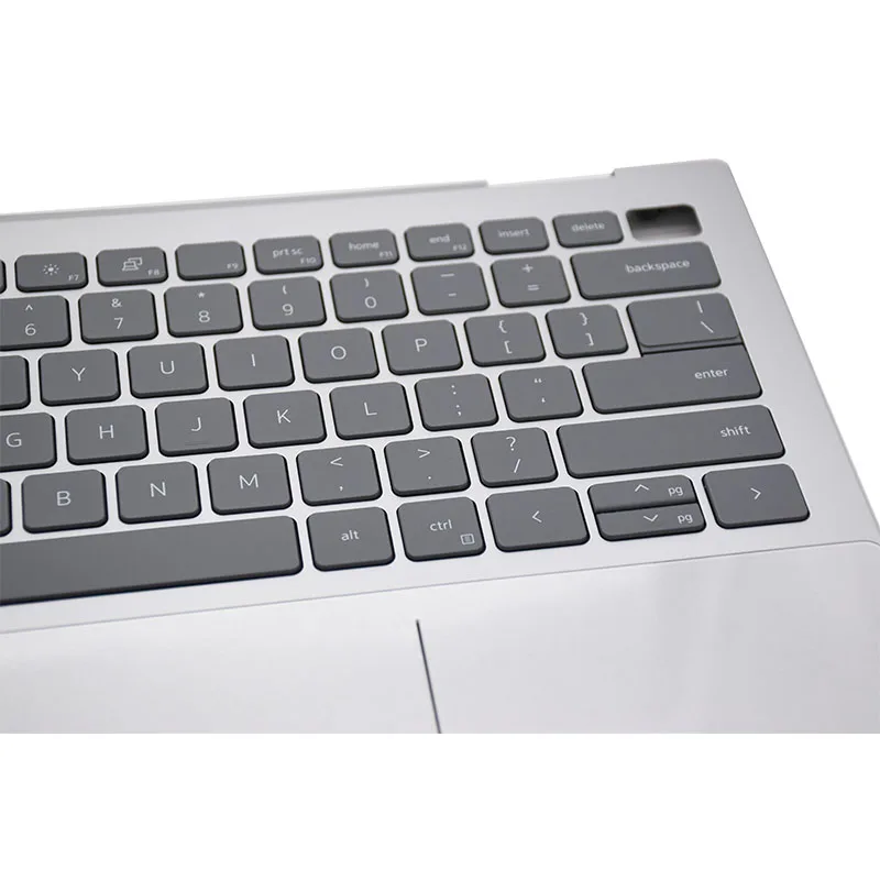 Palmrest with US Keyboard and Touchpad For Dell Inspiron 14 7420 2-in-1 Silver Color
