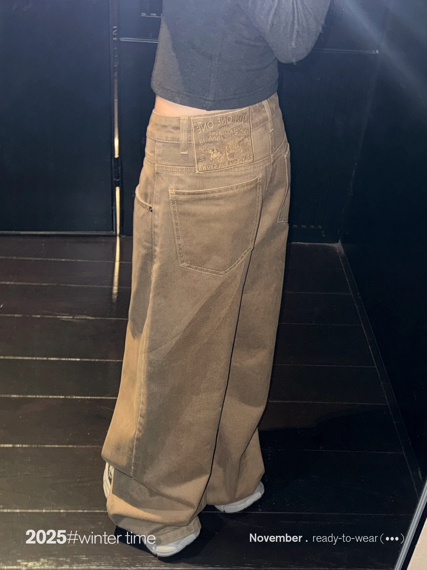 

Женские джинсы с низкой посадкой, на флисовой подкладке, прямого кроя, повседневные широкие брюки в американском стиле, осенне-зимние, из хлопка