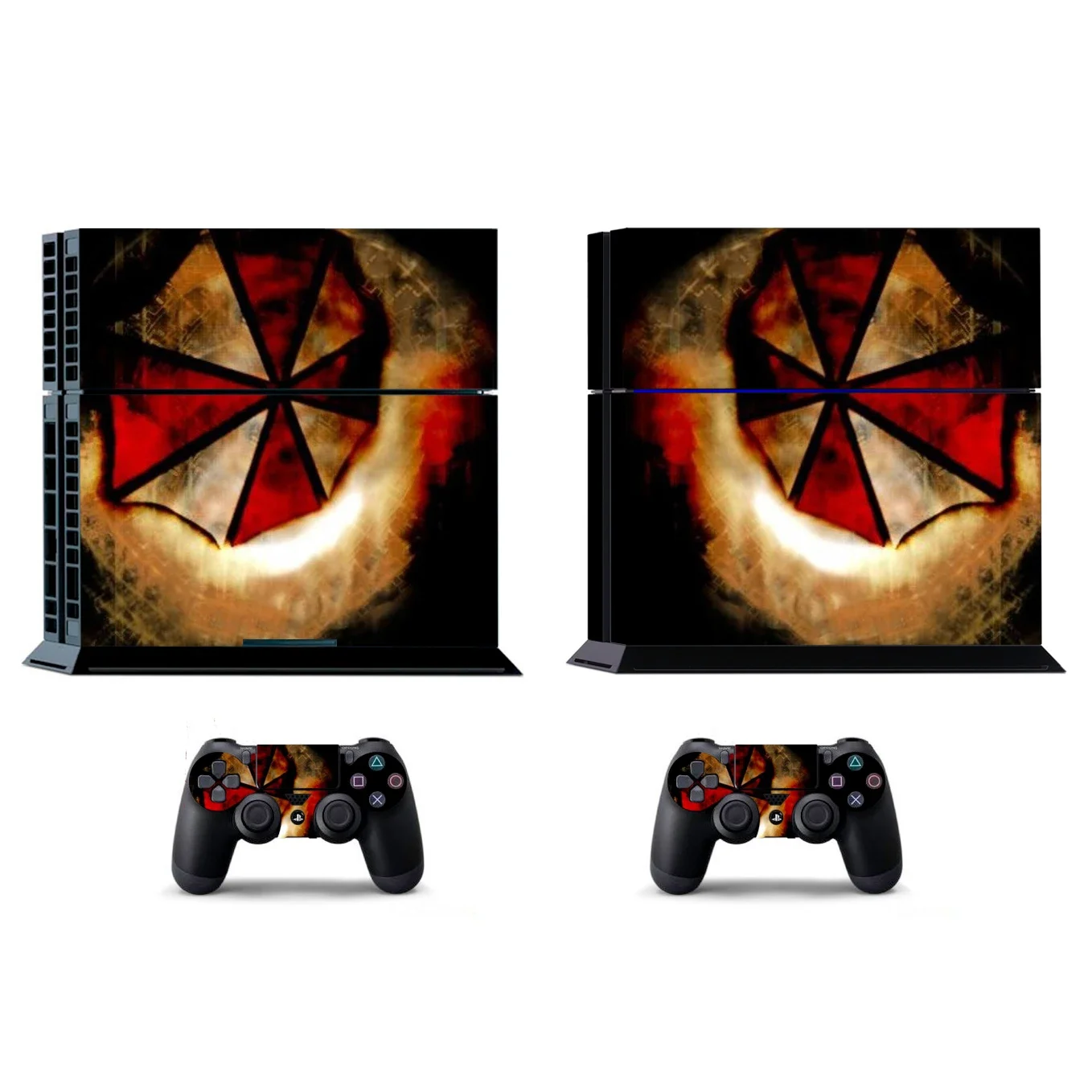 2901 ملصق جلدي من الفينيل لجهاز Sony PS4 PlayStation 4 و2 ملصقات جلود وحدة التحكم