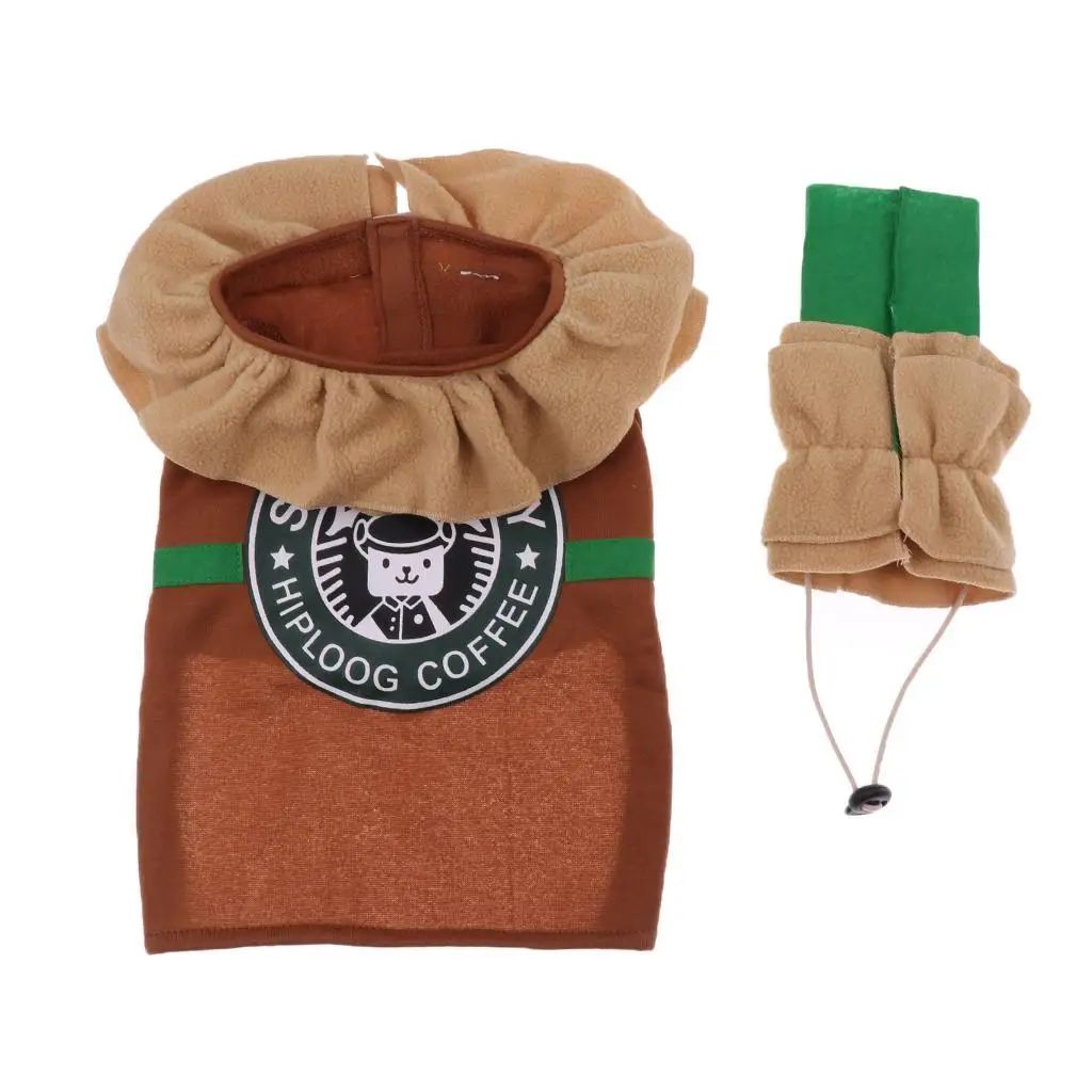 Pet Dog Halloween Costume Cute Puppy Christmas Clothes with Hat for Small Dogs Cosplay Party Outfit