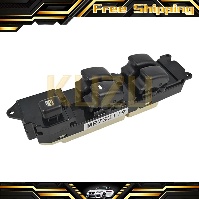 

MR732119 Front Door Power Window Driver Side Switch 10Pins For Mitsubishi Triton L200 K62T K74T LHD