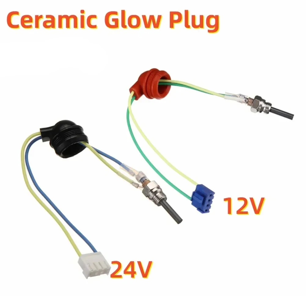 12/24V Air Diesel Parking Heater Pin Type Glow Plug For Webasto For Eberspacher D2 D4 Preheating Plug For Parking Heater