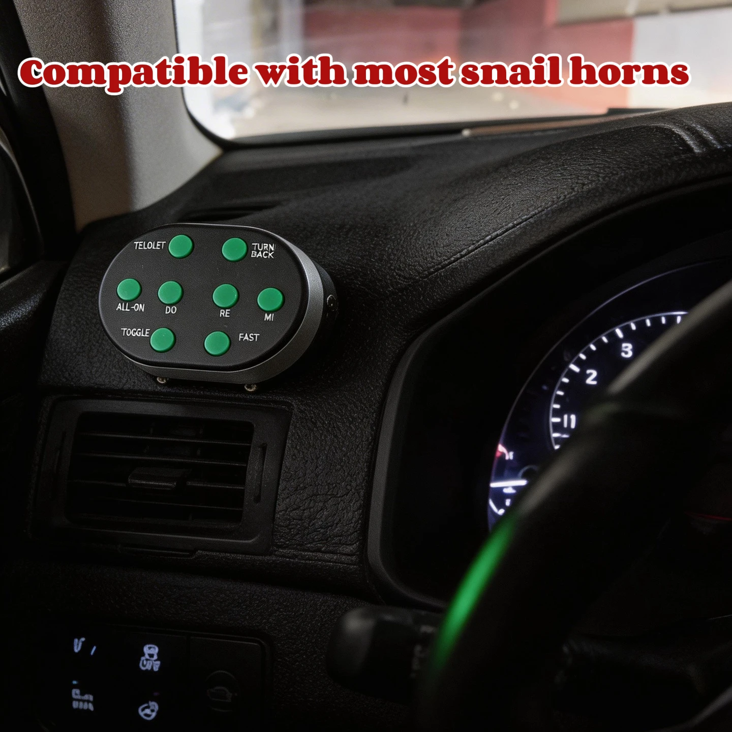 12V/24V 8 Tones Musical Horn System for Snail Air Horn, Universal Truck Car Motorcycle [CONTROLLER ONLY]