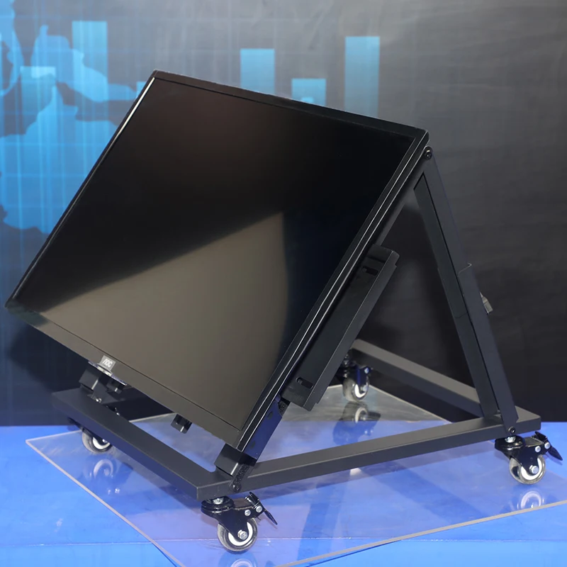 Stage Teleprompter Large Screen Floor-Standing Line Subtitle Display TV Bracket Rostrum Concert