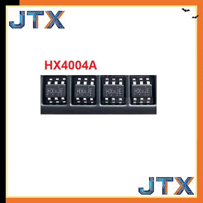 10PCS/LOT HX4004A HX4004 4004 HX4002 HX4002B Screen Printing HX-JE HX JE SOT23-6
