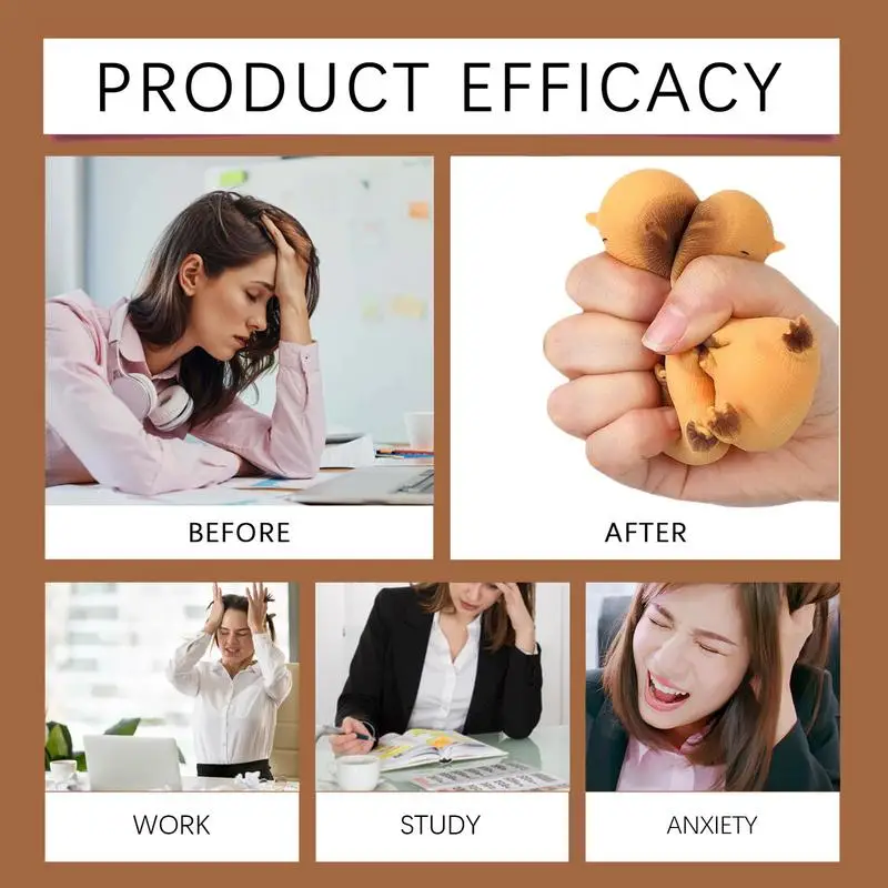 スクイーズおもちゃ子供のためのフィジェットゴムカピバラスクイーズモデル子供のためのデスクトップ飾り弾性ピンチおもちゃガールフレンド妻