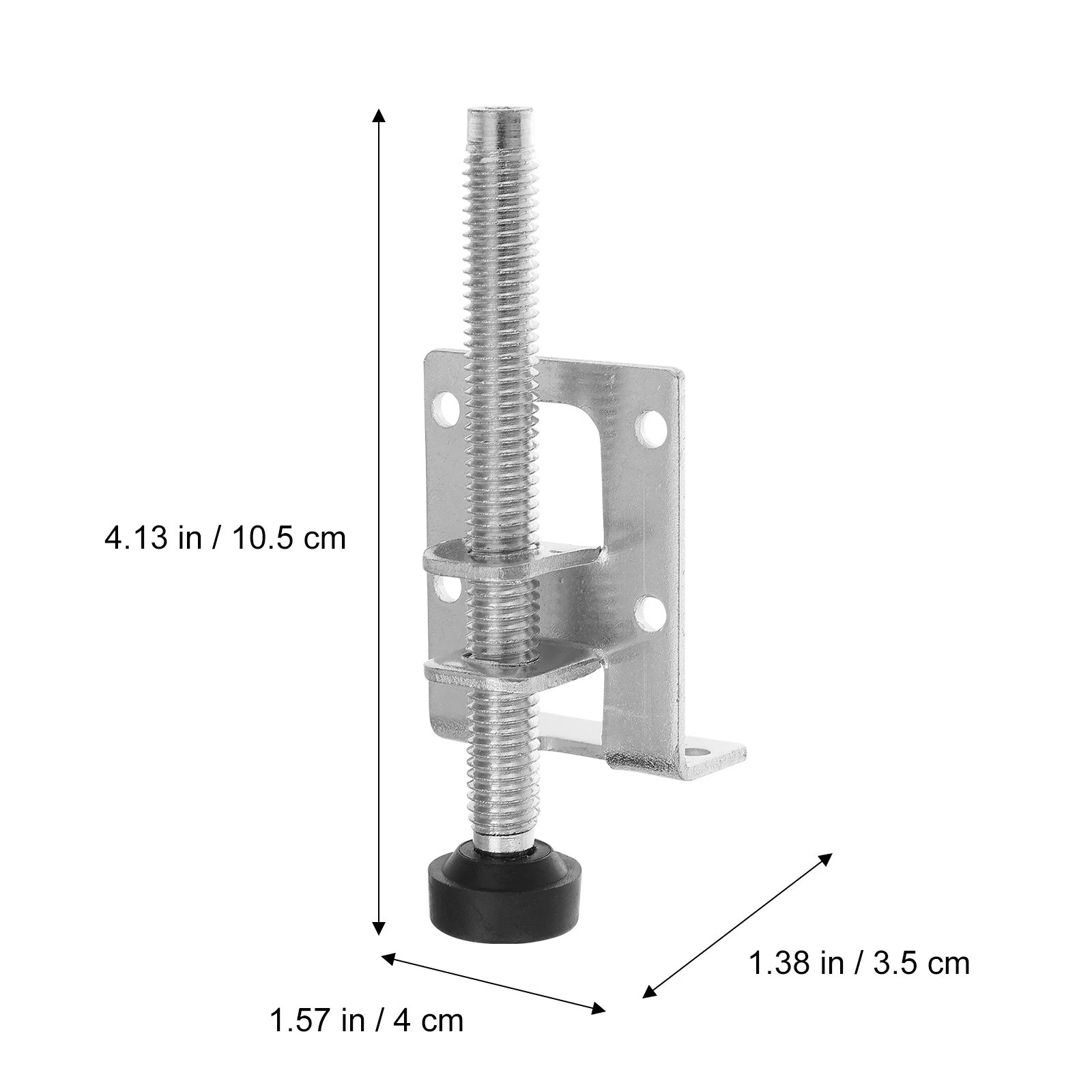 Penderie avec Pieds Réglables, Accessoires pour Pieds de Meuble, Canapé d'Angle de Travail en Acier, 4 Pièces