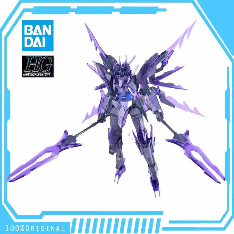 In Stock BANDAI ANIME HG 1/144 BUILD FIGHTERS HGBF GN-10000 TRANSIENT GUNDAM GLACIER Assembly Model Kit Action Toys Figures Gift