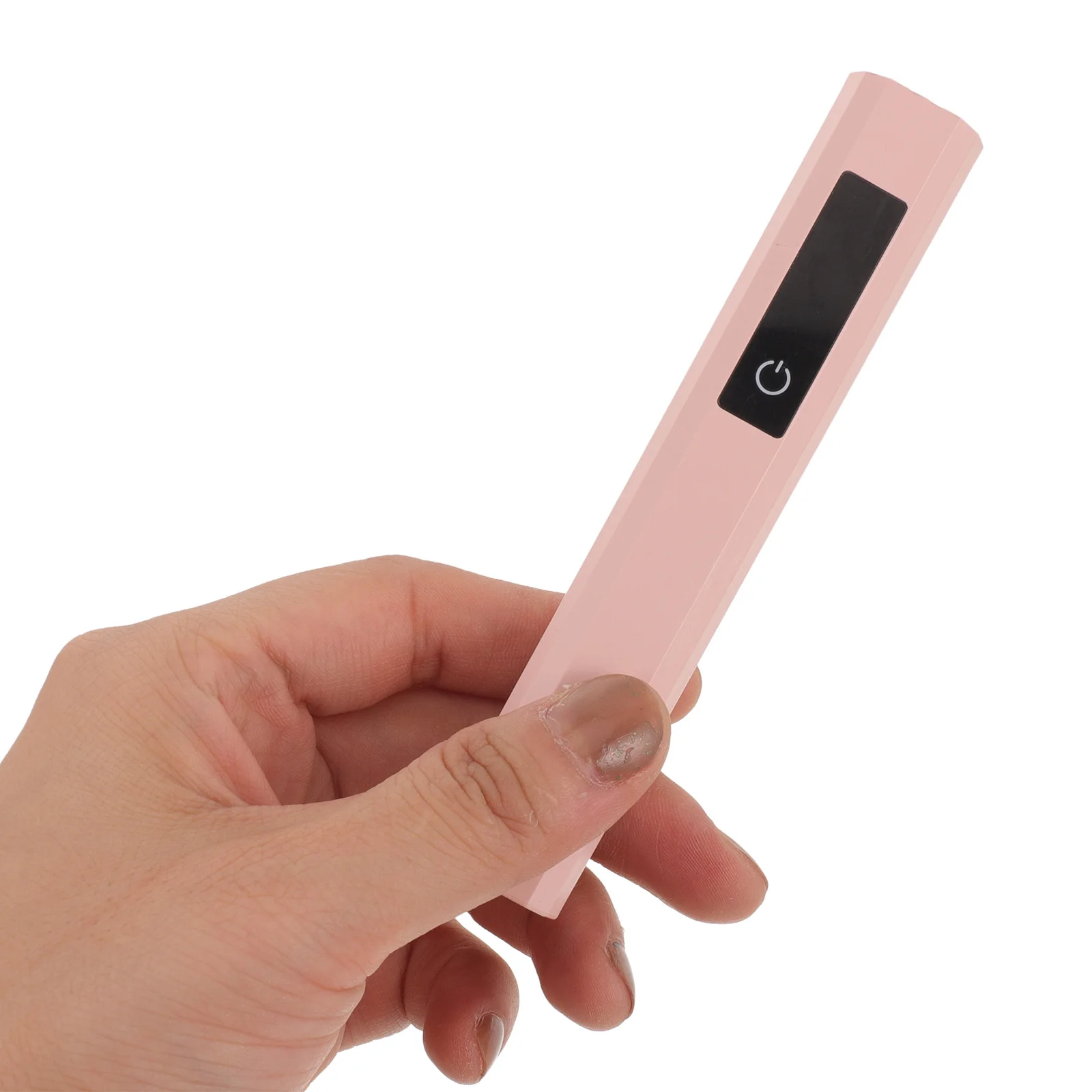 Rechargeable Mini Handheld LED Nail Lamp Portable Gel Polish Dryer Fast Curing Light Cordless DIY Manicure Pink