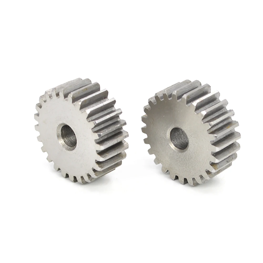 1PCS 1 Modulus 12 Teeth-160 Teeth Pinion Spur Gear 1M 12T-160T Metal Transmission Motor Gear 45# Steel Roughly Bore