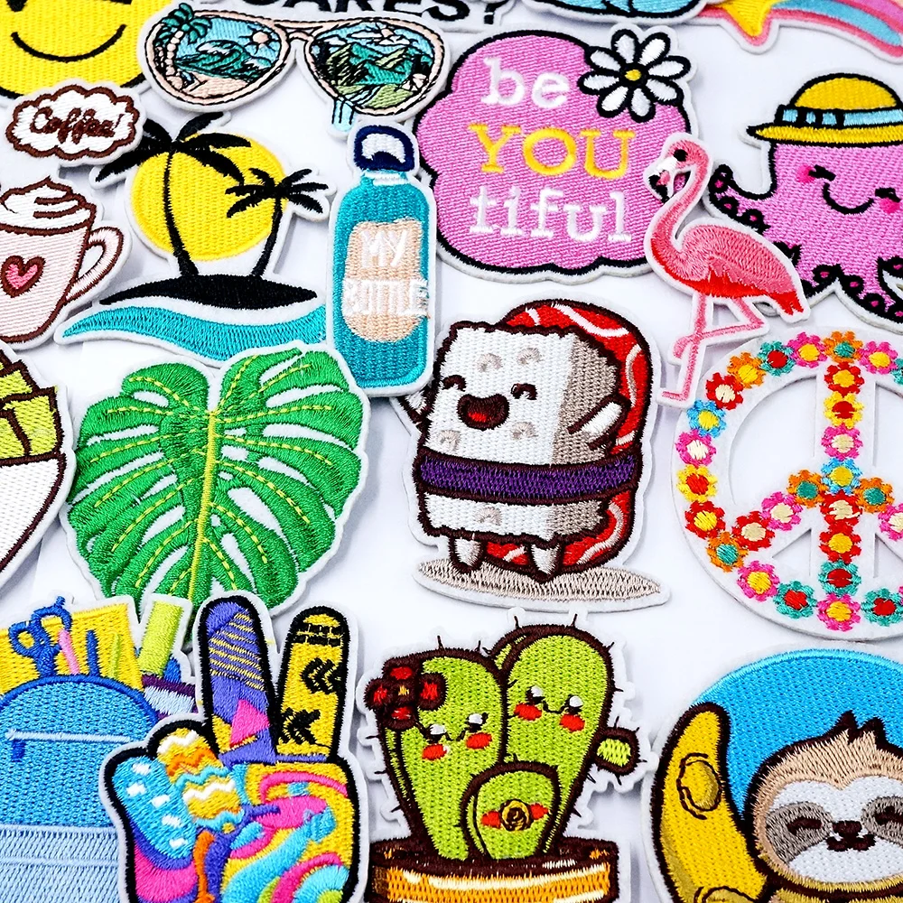 

WHO CARES Peace Patch Cloth Mend Decorate Clothes Apparel Sewing Decoration Applique Iron on Badge Sew on Patches for Clothing