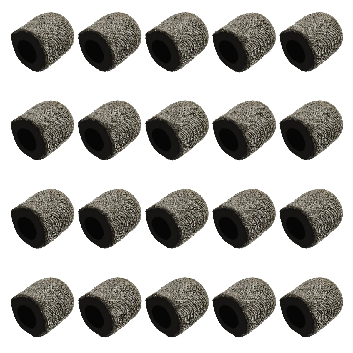 20 個スタイラス布先端鉛筆万年インク交換導電性ヘッドナノ交換キャップ鉛筆