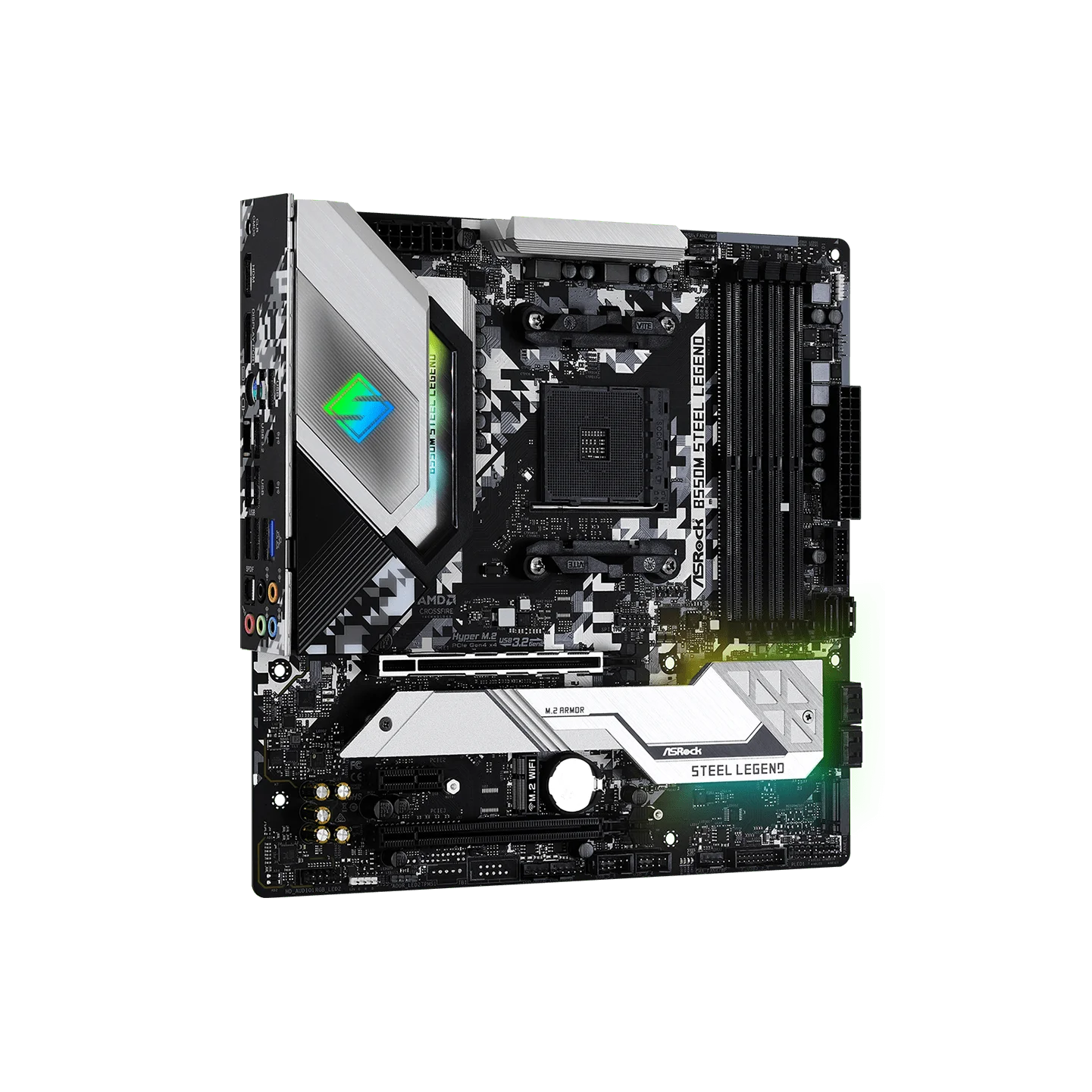 TOP  ASRock B550M Steel Legend  Motherboard Supports Memory DDR4