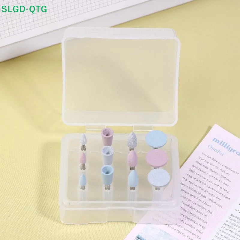 *12 Pcs/Box Silicone Polishing Kit, RA 2.35mm For Polishing Resin Porcelain Composites With Low-Speed Handpiece Laboratory Tool