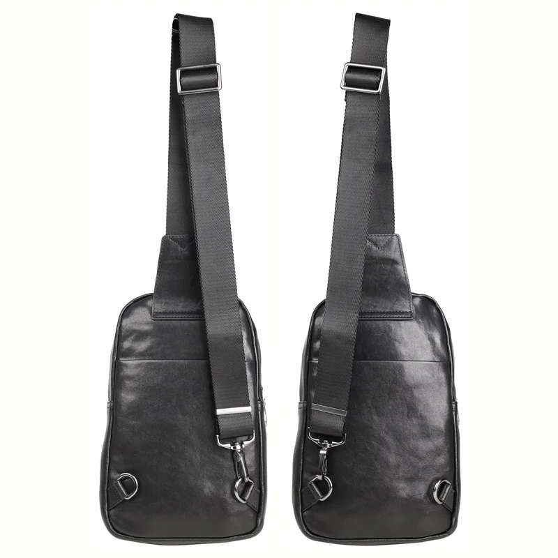 New Style Chest Bags Men Genuine Leather Handmade Top-end Lovers Casual Packs 100% Cowhide Individuality Mini Storage Bag