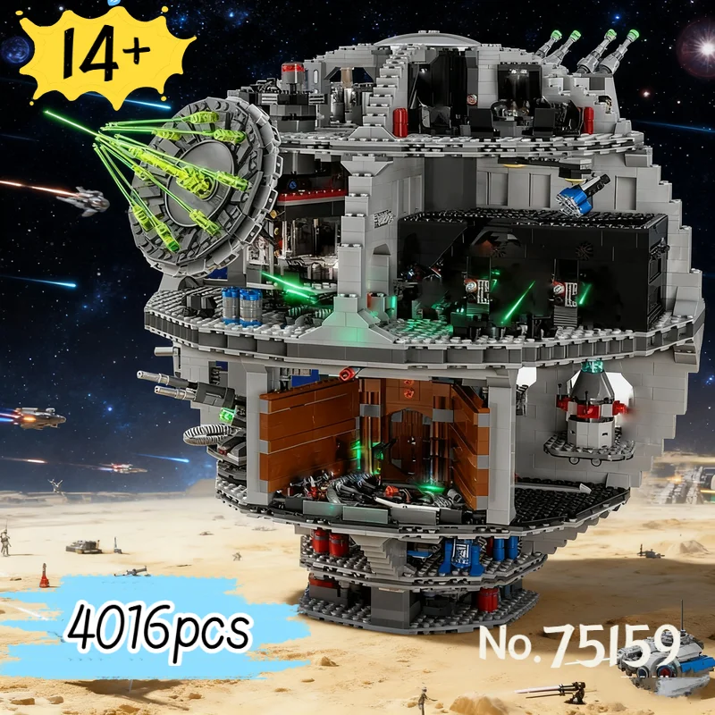 75159 DS-3 Platform Ultimate Weapon Death Star Building Blocks Bricks Battle Station Toys For Kid Adult Birthday Christmas Gifts