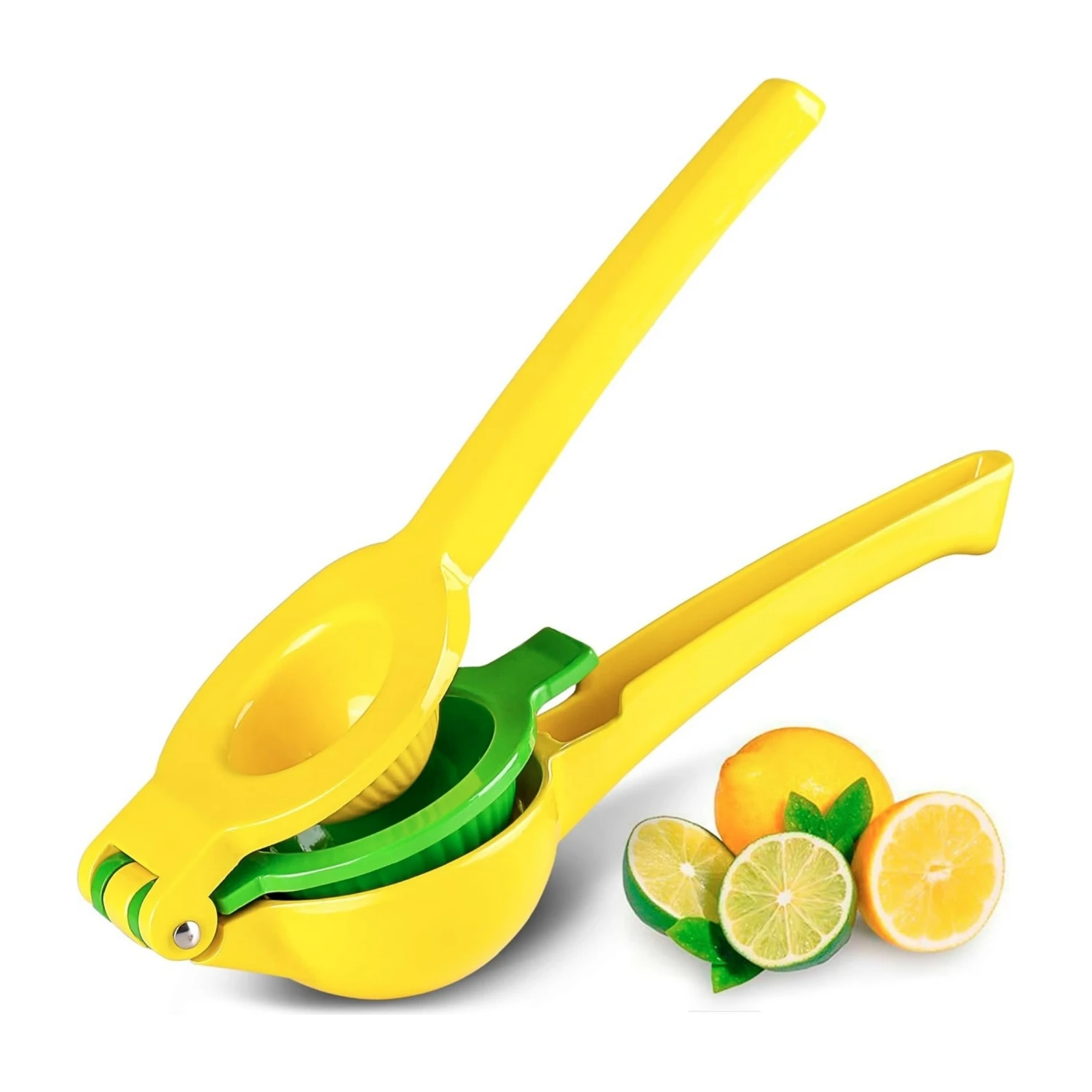 

Metal 2-in-1 Lemon Squeezer Sturdy Max Extraction Hand Juicer Lemon Squeezer Juicer Manual Citrus Juicer for Lemons Limes Orange