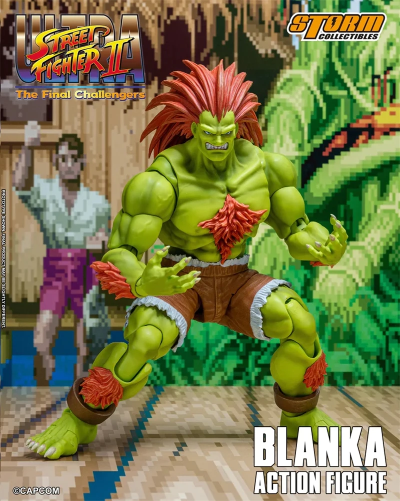 【In Stock】 Storm Toys ST Blanka Street Fighter 2 The Final Challengers 1/12 Action Figure