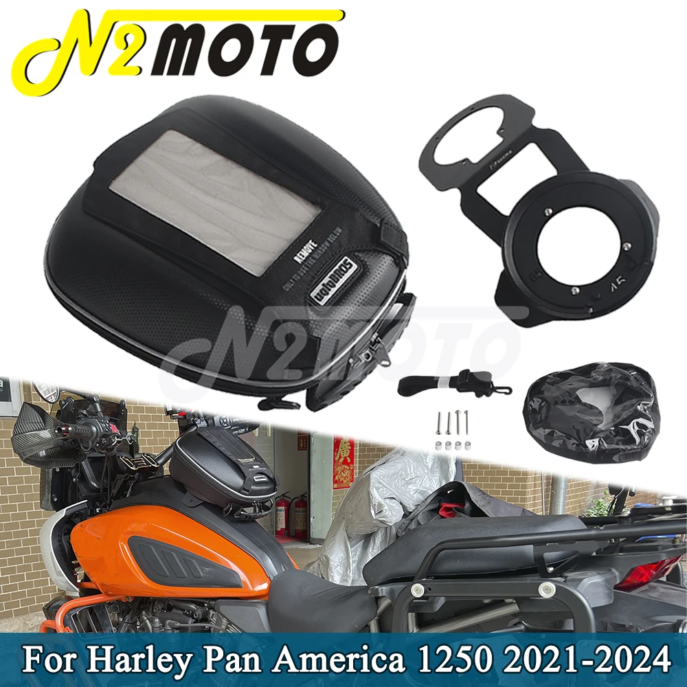 

Waterproof Motorcycle Tank Bag Multi-function Racing Bag Fuel Tankbags For Harley Pan America 1250 RA1250S RA1250 RA1250SE 21-24