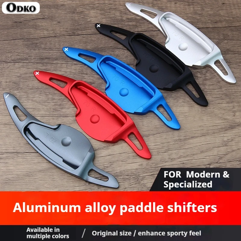 

For Santa Fe 2019-2023 model Car Interior Accessories Aluminum Alloy Car Steering Wheel Gear Shifters Paddle Shift Extension