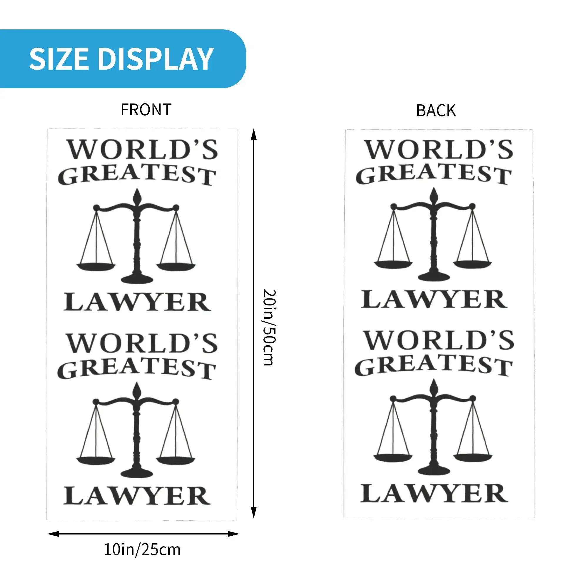 Better Call Saul Worlds Greatest Lawyer Bandana Winter Neck Warmer Women Windproof Wrap Face Scarf for Hiking  Gaiter Headband