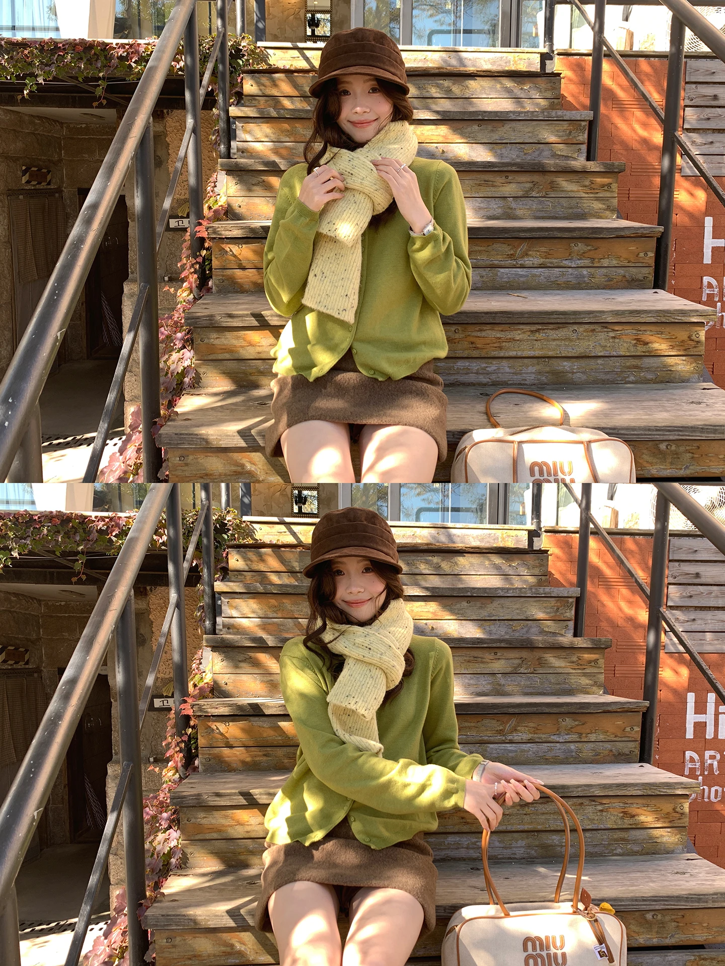 

Корейский теплый вязаный свитер из шерсти и шелка, приталенный, с круглым вырезом, длинными рукавами, повседневный, модный, осенне-зимний женский топ