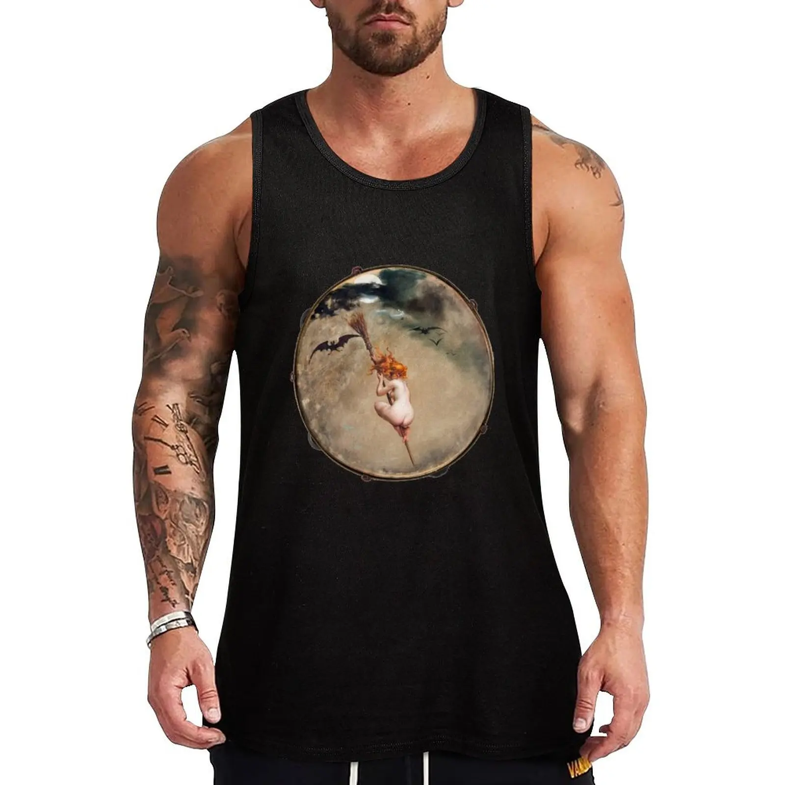The Witch - Luis RIcardo Falero Tank Top Lightweight Sleeveless T Shirt Basic Casual Top