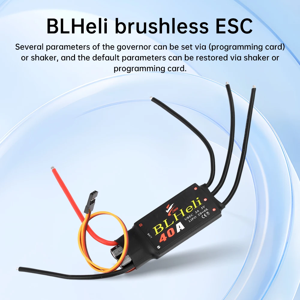 BLHeli Brushless ESC 12A 20A 30A 40A 50A With UBEC Multi Rotor Quadcopter ESC Suitable For Quadcopter Model DIY FPV RC Drone