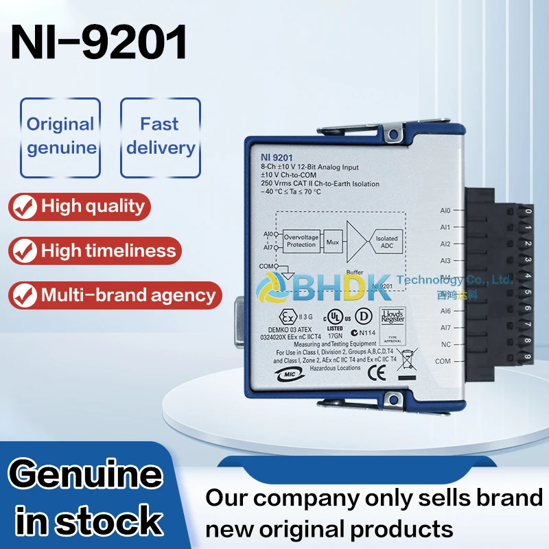 For NI-9201 8 Channels Analog Voltage Input C Series DAQ Module For Industrial Test