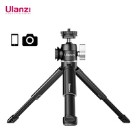 Ulanzi U-Vlog Lite Retractable Video Tripod, Double Cold Boot Ball Head, Mobile Phone/Sony Canon Nikon SLR camera Universal