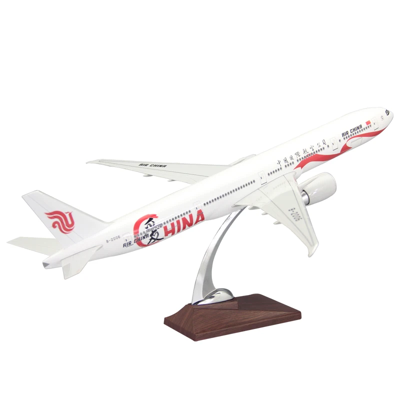 

Diecast Air China B-777 Civil aviation Passenger Jet Model 1:144 Scale Toy Gift Collection Display