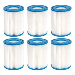 Water Filter for 58094 Water Filter Cartridge for Type 530/800 Gal Filter Pump Hepa Filter for Intex A B, 10.6x13.6cm