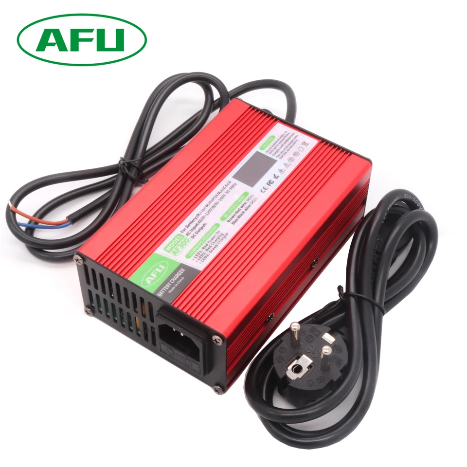 リチウムイオン電池充電器,58.8v,14s,52v用,バッテリーディスプレイ