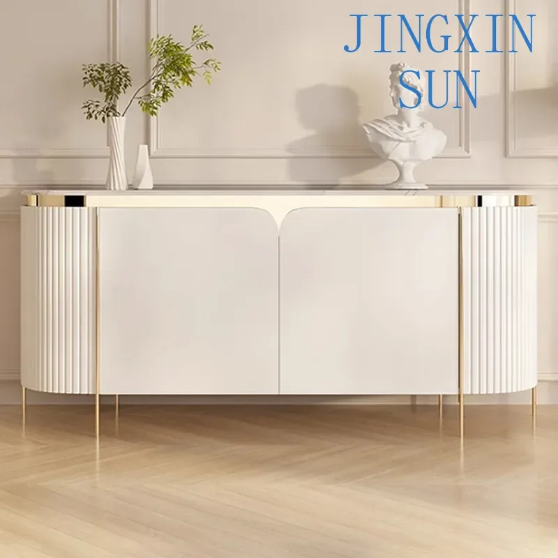 Light Luxury Modern Simple Entrance Cabinet Nordic Slate Dining Side Cabinet Living Room Multifunctional Locker Decorative