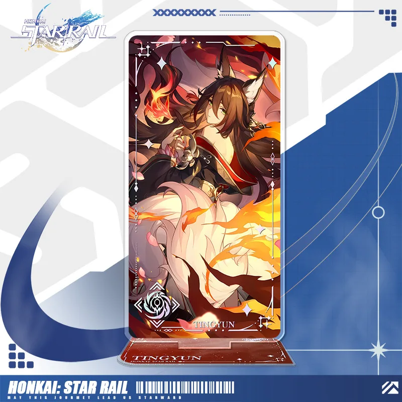 Honkai Star Rail Light Cone Acrylfigur Ständer 16 cm Phainon Anaxa Hyacine DIY Schreibtisch Dekor Stehendes Schild Sammlung Ornament – Detail 3