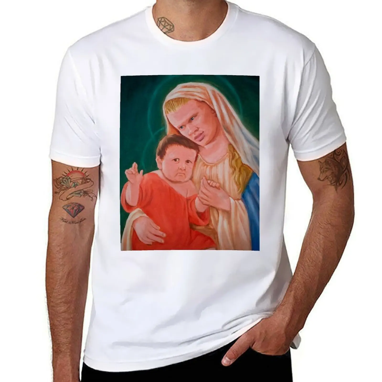 

Dagestan baby and Norwegian mother T-Shirt t shirt man cotton printed t shirts for man T-Shirt