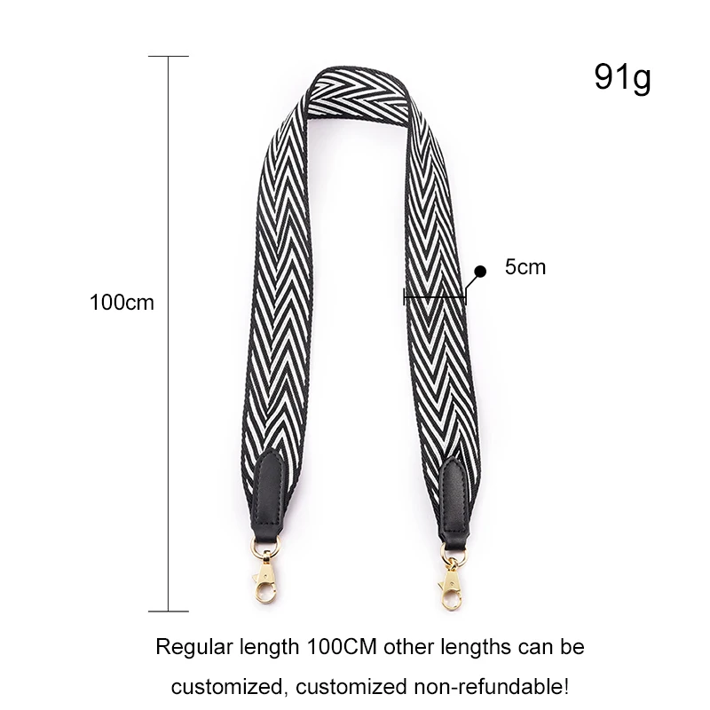 110cm Wax Line Weaving Wide Shoulder Strap Fit for Evelyne Bag Shoulder Messenger Bag Replacement Strap Handbag Accessories