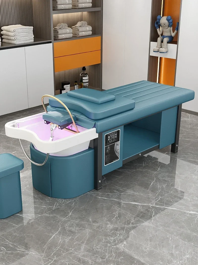 سرير غسيل متطور يدوم طويلاً، صالون تجميل، صالون شعر، تبخير خاص لتدوير المياه