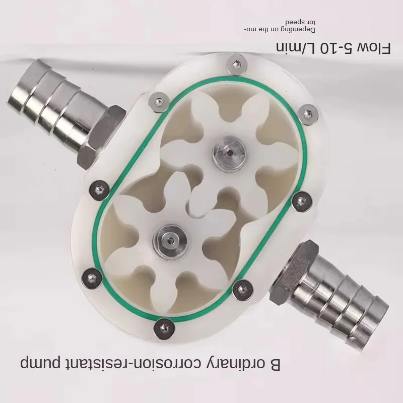 Viscous Material Transfer Gear Pump 5-10L/Min Liquid Filling Pump for Honey Peanut Butter Sesame Butter Conveying