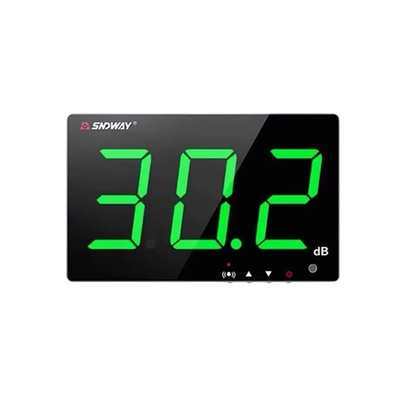 【CUSTOMER FAVORITE】SNDWAY SW-525G Sound Level Meter Wall-Mounted Noise Decibel Meter Digital DB Detector 30-130Db Decibelimeter